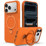 Husă iPhone 18 Pro SoftRing UltraSoft MagCase cu stand, Orange