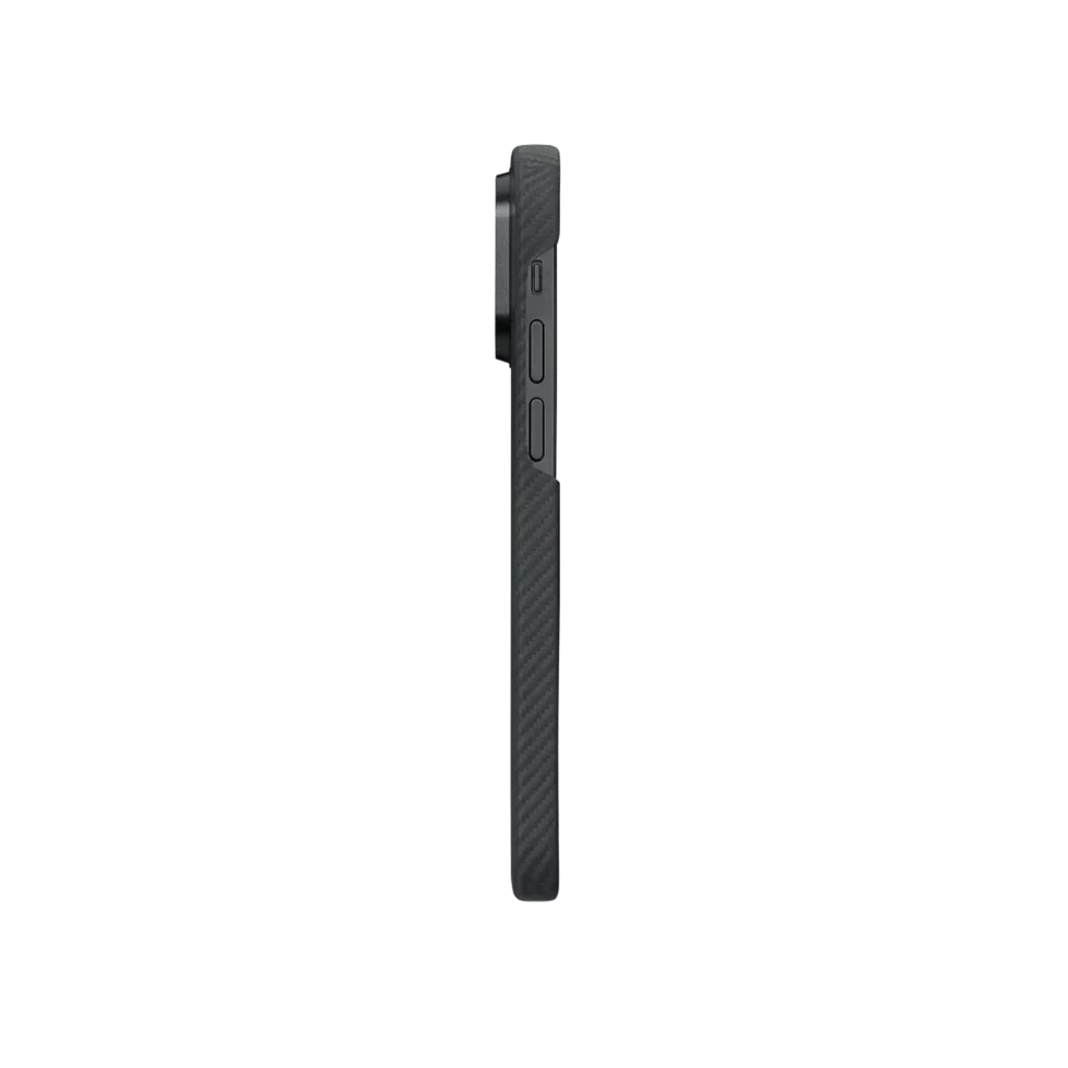 Husa de Protectie Kevlar 600D cu functie MagSafe pentru iPhone 13 Pro Carbon