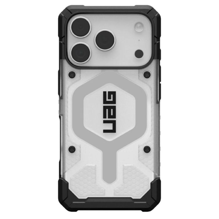 Husă UAG Pathfinder Clear MagSafe pentru iPhone 17 Pro Max, Ice Silver