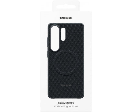 Husa compatibila cu Samsung S26 Ultra a, Carbon Magnet Case, Neagra