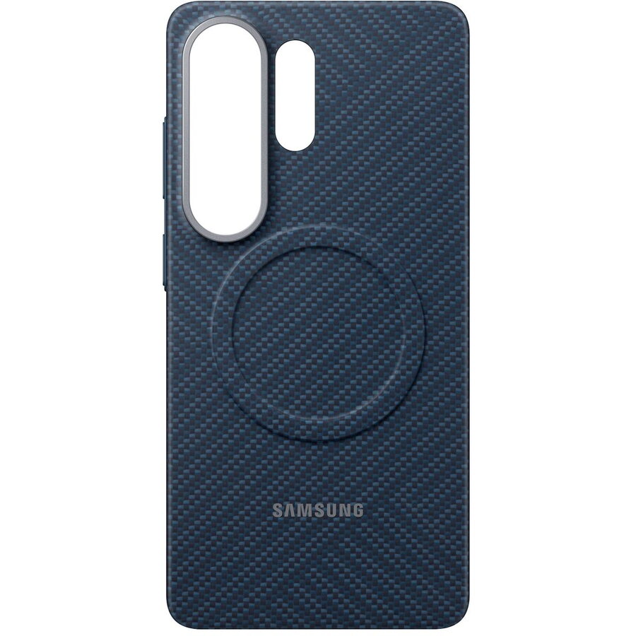 Husa Samsung S26 Ultra Originala, Carbon Magnet Case, Albastru