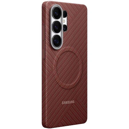 Husa Samsung S26 Ultra Originala, Carbon Magnet Case, Rosie