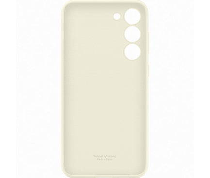 Husa Originala Samsung Galaxy S23 Plus din Silicon Crem