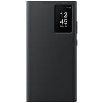 Husa compatibila cu Samsung Galaxy S24, Smart View Wallet,Negru