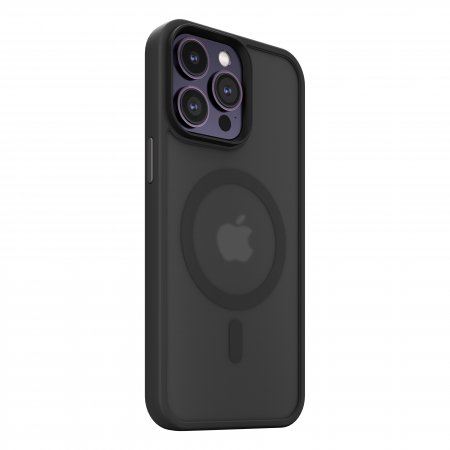 Husa pentru iPhone 14 Pro Max, cu MagSafe, Mist Shield Case  Black