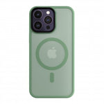 Husa pentru iPhone 14 Pro Max cu MagSafe, Mist Shield Case Pistachio - mag-genius-accesorii