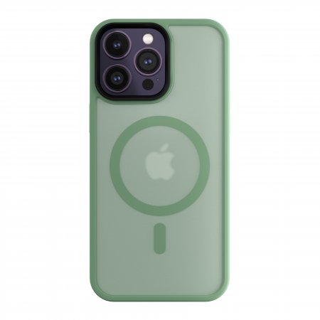 Husa pentru iPhone 14 Pro Max, cu MagSafe, Mist Shield Case Pistachio