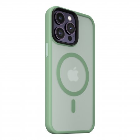 Husa pentru iPhone 14 Pro Max cu MagSafe, Mist Shield Case Pistachio