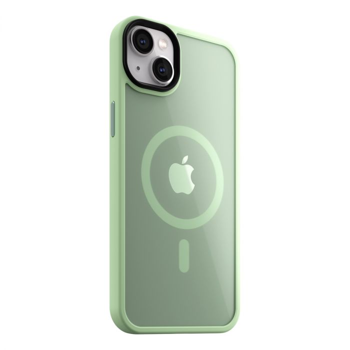 Husa iPhone 14 Plus cu MagSafe - Mist Shield Pistachio
