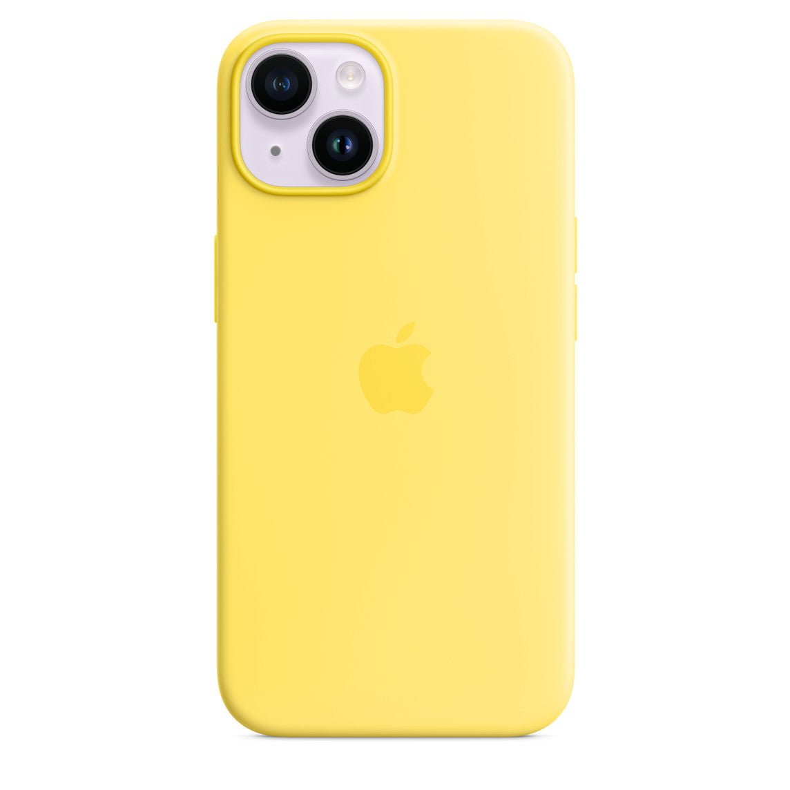 Husa Apple iPhone 14 Plus cu MagSafe, Silicon Canary Yellow