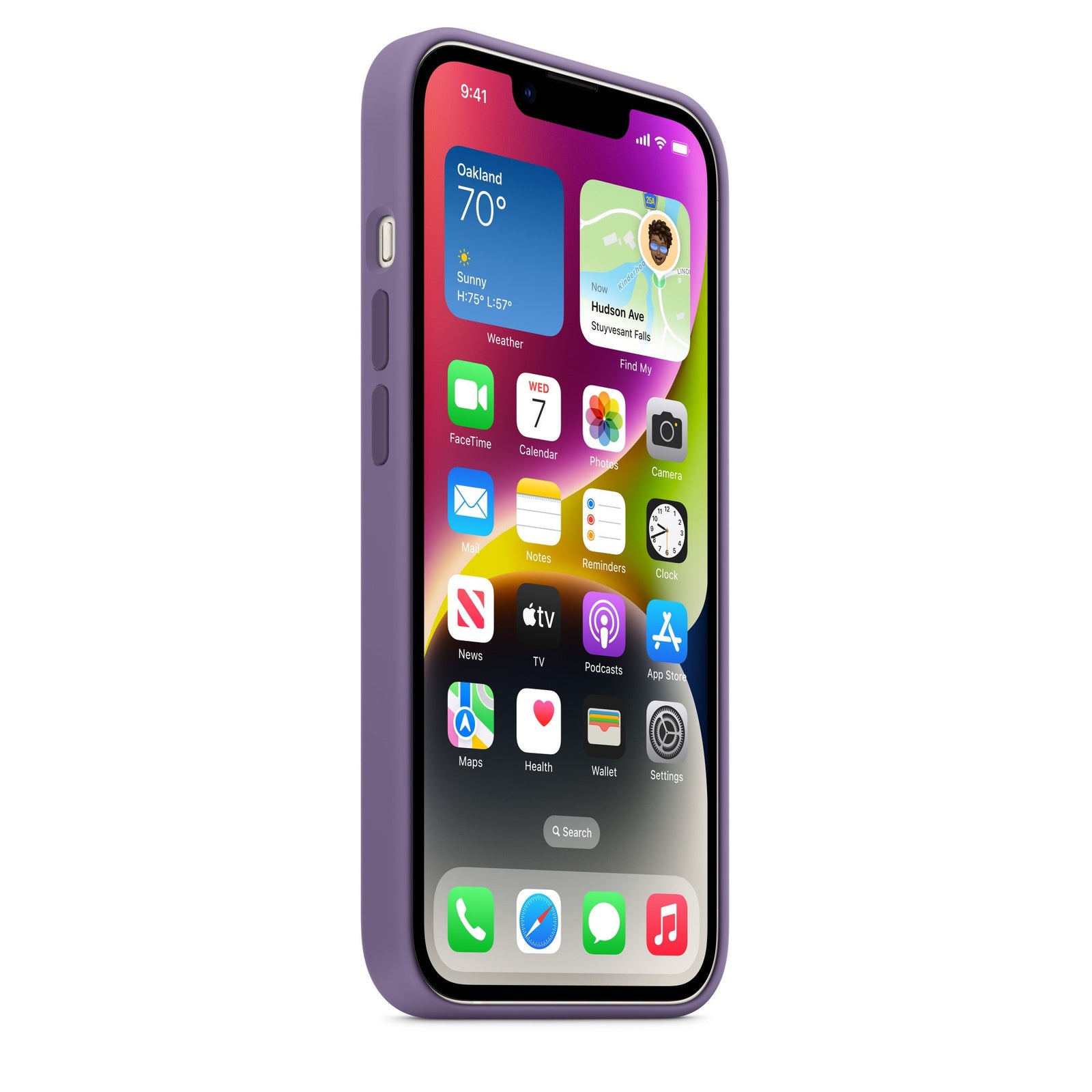 Husa iPhone 14 Plus Apple cu MagSafe , Silicon Iris