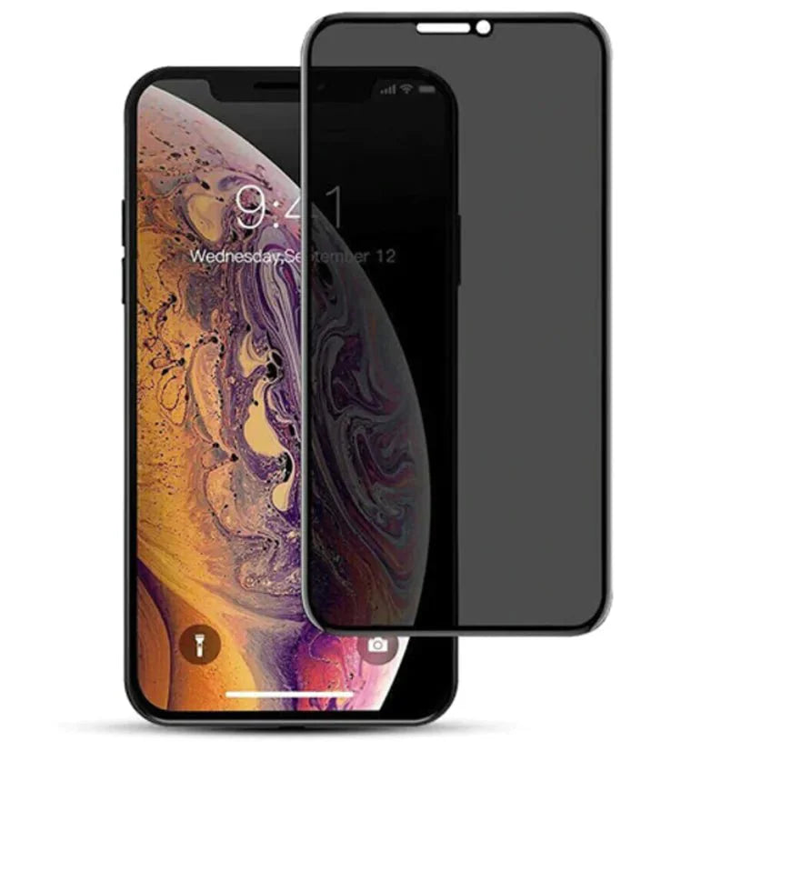Folie Sticla Privacy iPhone 12 Pro Max Full Glue Full Cover