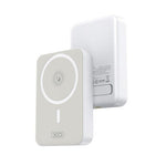 Baterie Externa, PowerBank Wireless 15W+PD20W, Magnetica, Suport Stand, 10000mAh, Fast Charge, WHITE