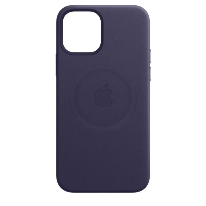 Husa iPhone 14 Apple cu MagSafe , Piele - Culoare Deep Violet