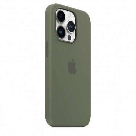 Husa Apple cu MagSafe pentru iPhone 14 Pro, Silicon Olive