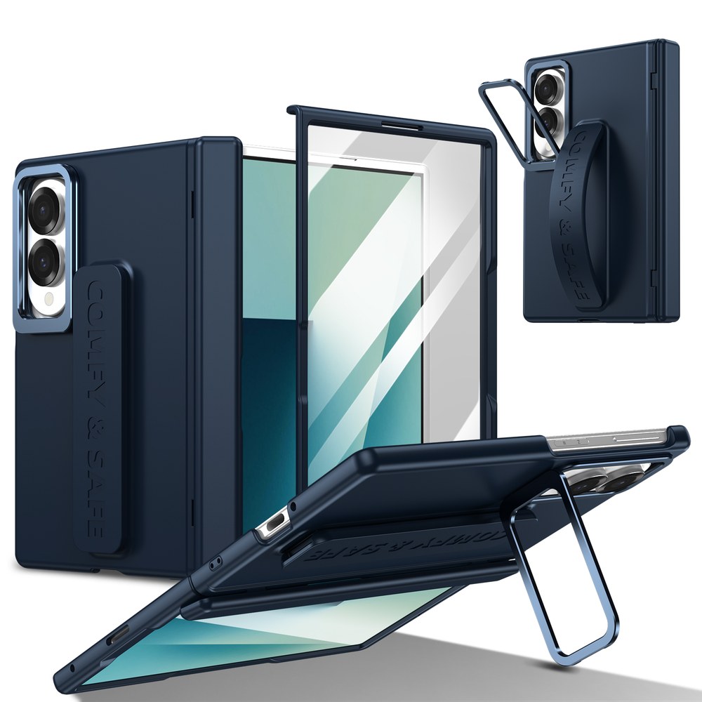 Husă Samsung Z Fold 8 CamBracket integrală, Navy Blue