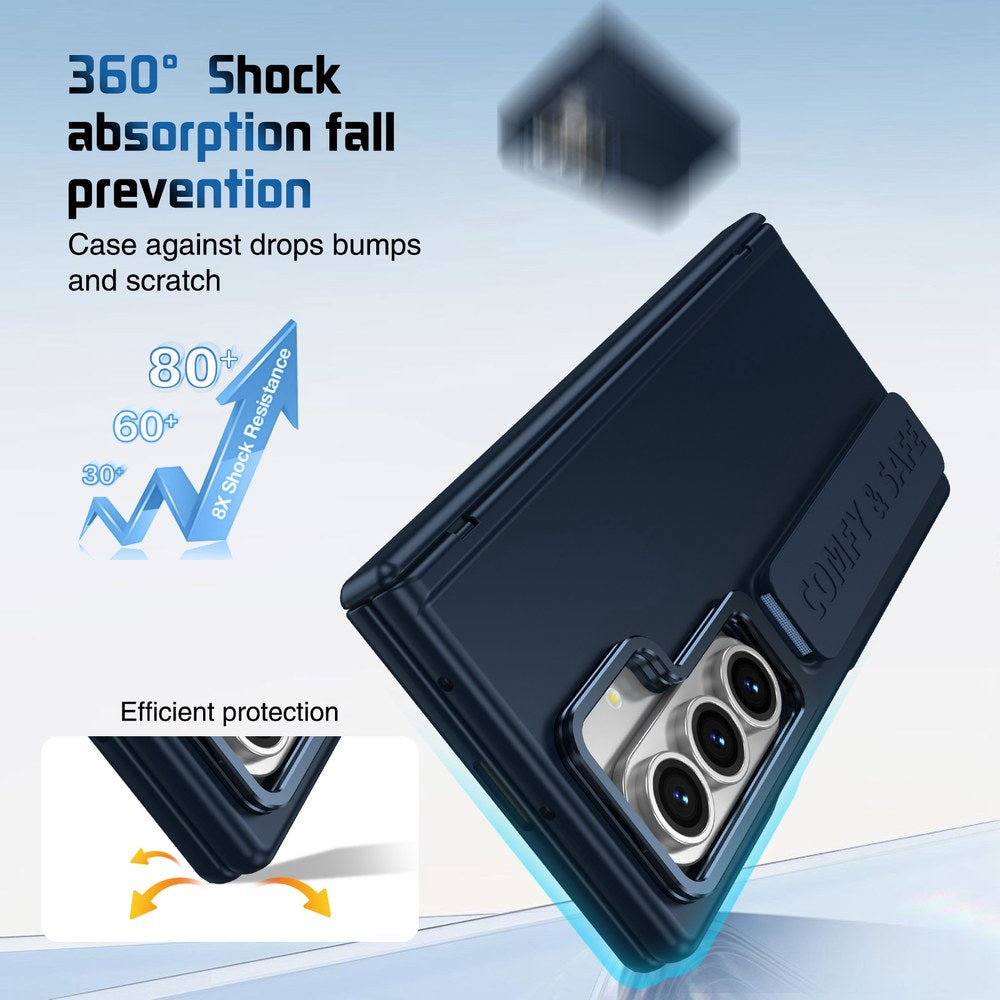 Husă Samsung Z Fold 8 Ultra CamBracket integrală, Navy Blue
