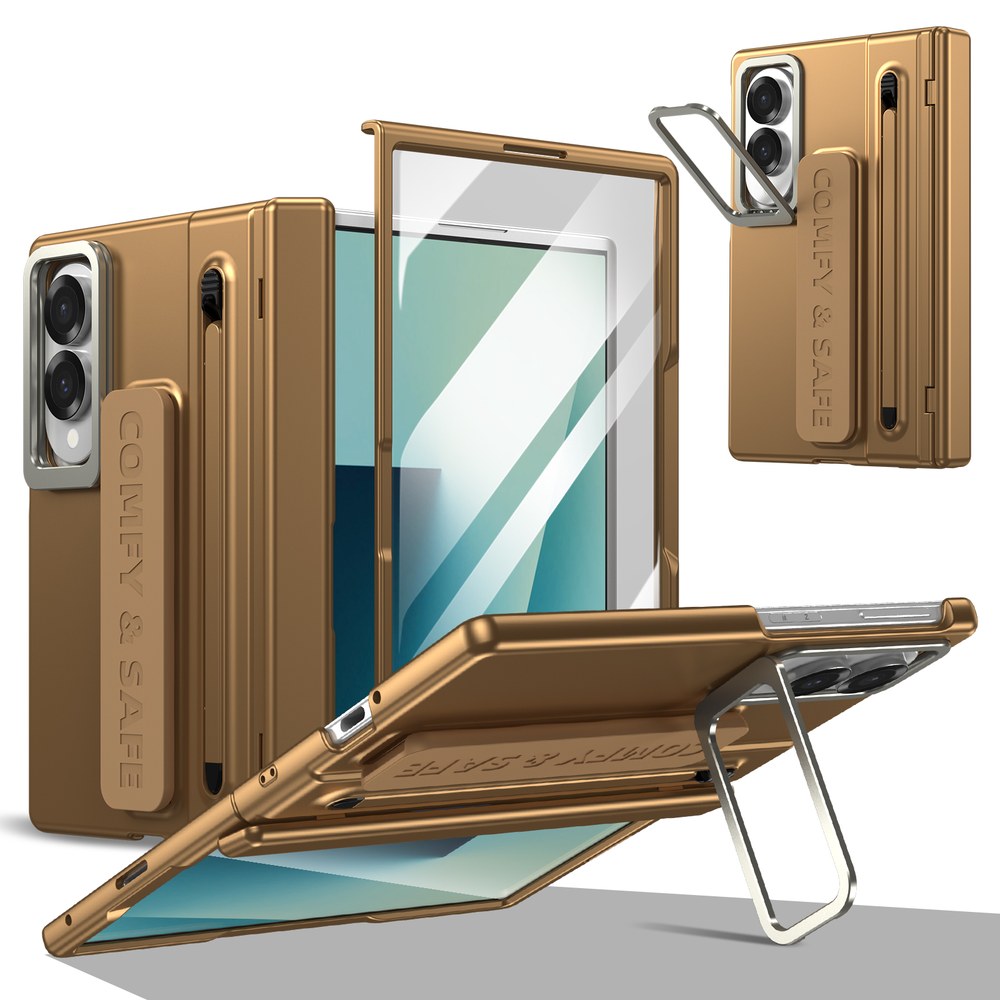 Husă Samsung Z Fold 8 CamBracket II TouchPen, Gold