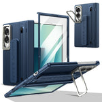 Husă Samsung Z Fold 8 CamBracket II TouchPen, Dark Blue