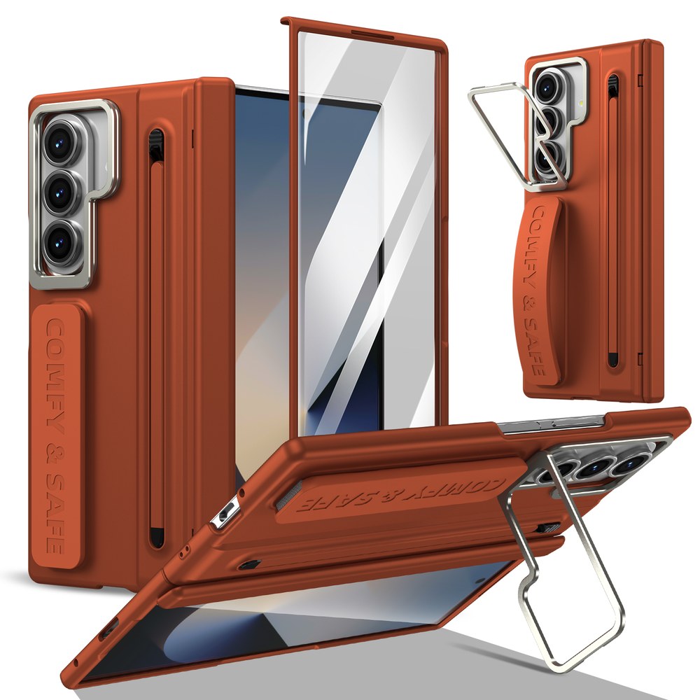 Husă Samsung Z Fold 8 Ultra CamBracket II TouchPen, Brown