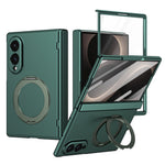 Husă Samsung Z Fold 8 MagRing integrală Frosted, Green