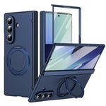 Husă Samsung Z Fold 8 Ultra MagRing integrală Frosted, Blue