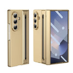 Husă Samsung Z Fold 8 Ultra Skin TouchPen, Gold