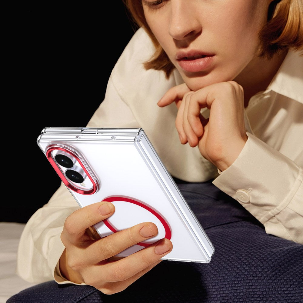 Husă Samsung Z Fold 8 IceMag integrală, Red