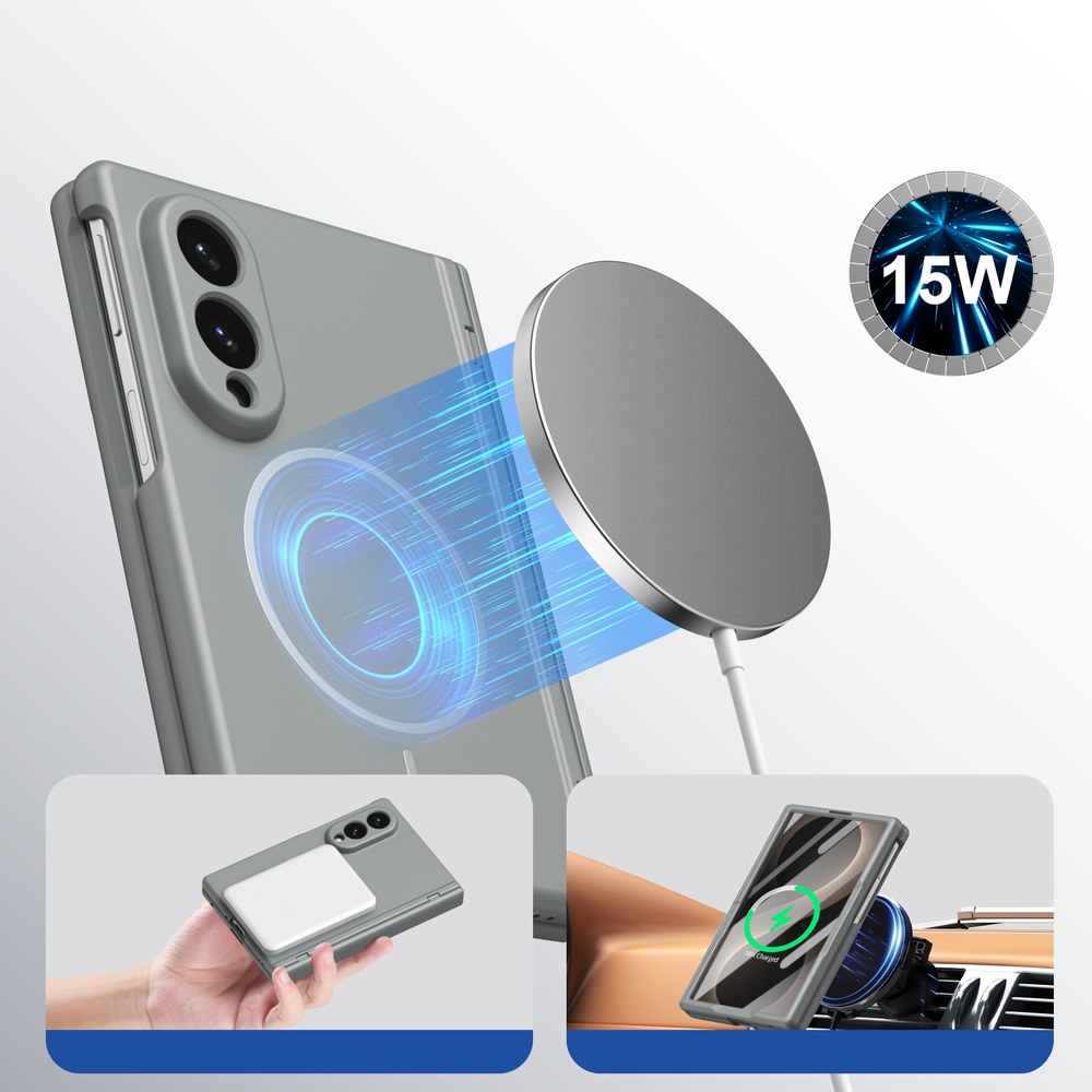 Husă Samsung Z Fold 8 MagThin integrală, Gray