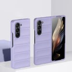 Husa Stripe - Samsung Z Fold6 - Matte, ShockProof, Purple