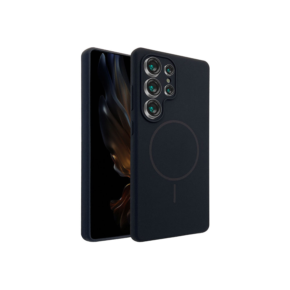 Husă MagThin pentru Samsung Galaxy S25 – Smooth Soft, MagSafe,Negru