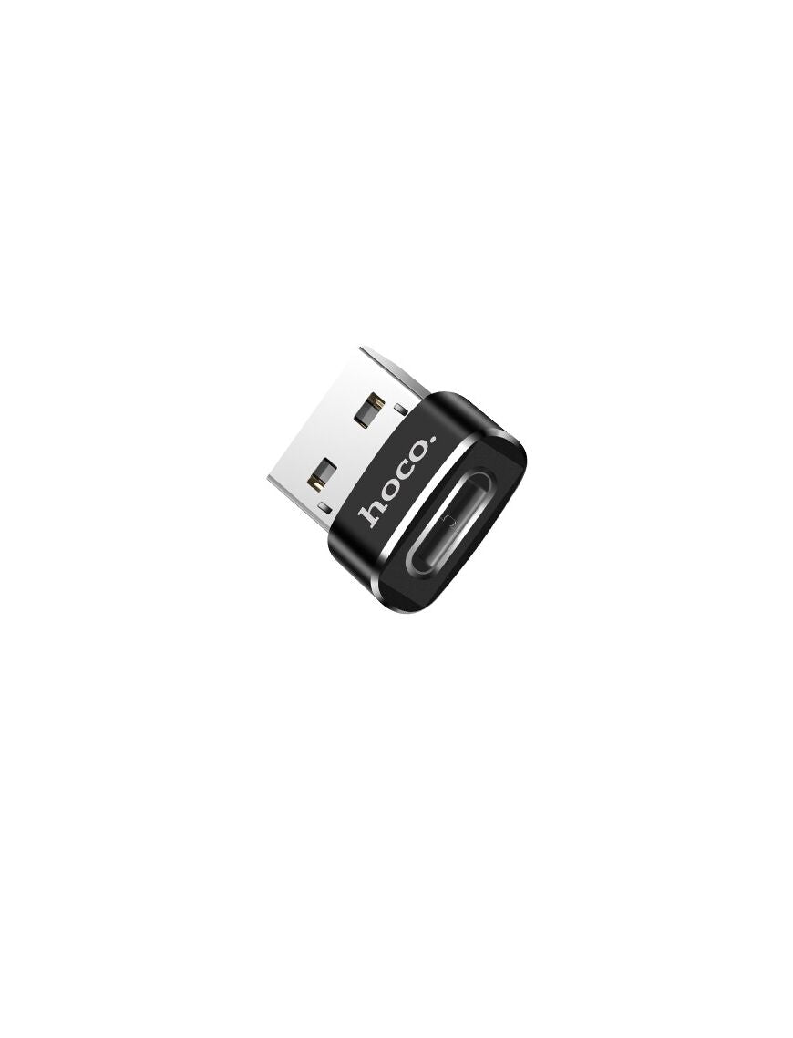 Adaptor OTG, 2.4A, USB-C la USB-A | BLACK