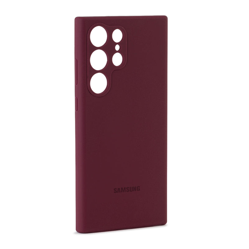 Husa Samsung Galaxy S23 Ultra din Silicon ,Visiniu