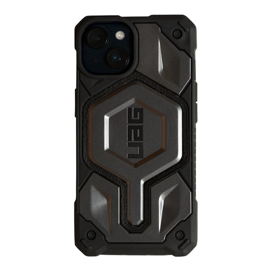 Husa iPhone 15 Plus Gri - UAG Monarch Pro MagSafe Carbon Fiber