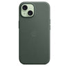 Husa de protectie Apple FineWoven cu MagSafe pentru iPhone 15 ,Evergreen - mag-genius-accesorii