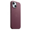 Husa de protectie Apple FineWoven cu MagSafe pentru iPhone 15 , Mulberry - mag-genius-accesorii