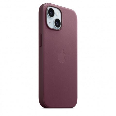 Husa de protectie Apple FineWoven cu MagSafe pentru iPhone 15 , Mulberry - mag-genius-accesorii