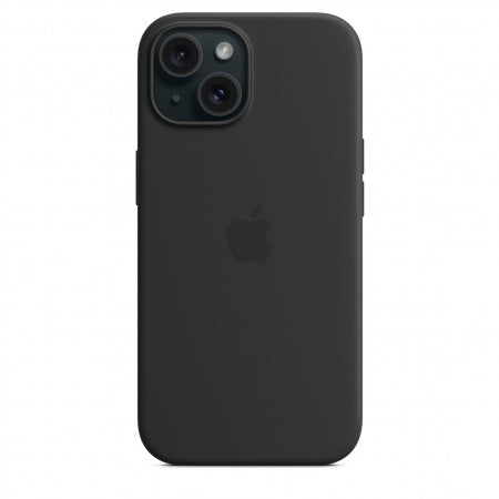 Husa Apple Silicon cu MagSafe pentru iPhone 15 Plus ,Black