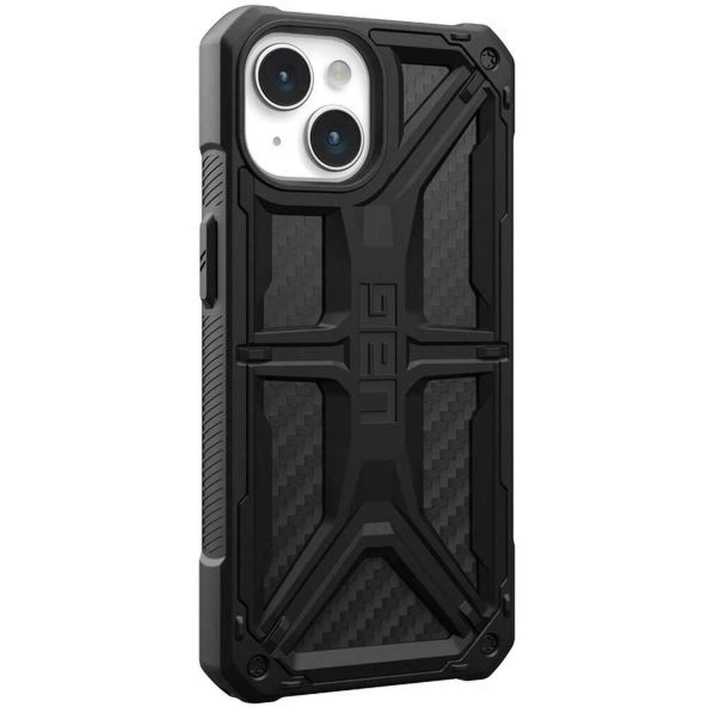 Husa iPhone 15 UAG Monarch Carbon Fiber - Protecție Excepțională, Stil Inegalabil