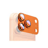 Folie Camere iPhone 17 Pro Max - KIT, FullGlue Cover, Metallic,Orange