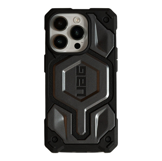 Husa iPhone 14 Pro Gri - UAG Monarch Pro MagSafe, Carbon Fiber Grey