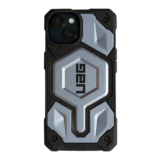 Husa iPhone 15 Plus Blue - UAG Monarch Pro MagSafe Carbon Fiber