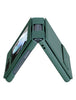 Husa Nillkin, pentru Samsung Galaxy Z Flip 5, Qin Leather, PC Leather Deep GREEN