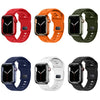 Curea silicon, pentru iWatch, Universal Size (42/44/45/49mm) -Flexibile Band, Stepped,Negru
