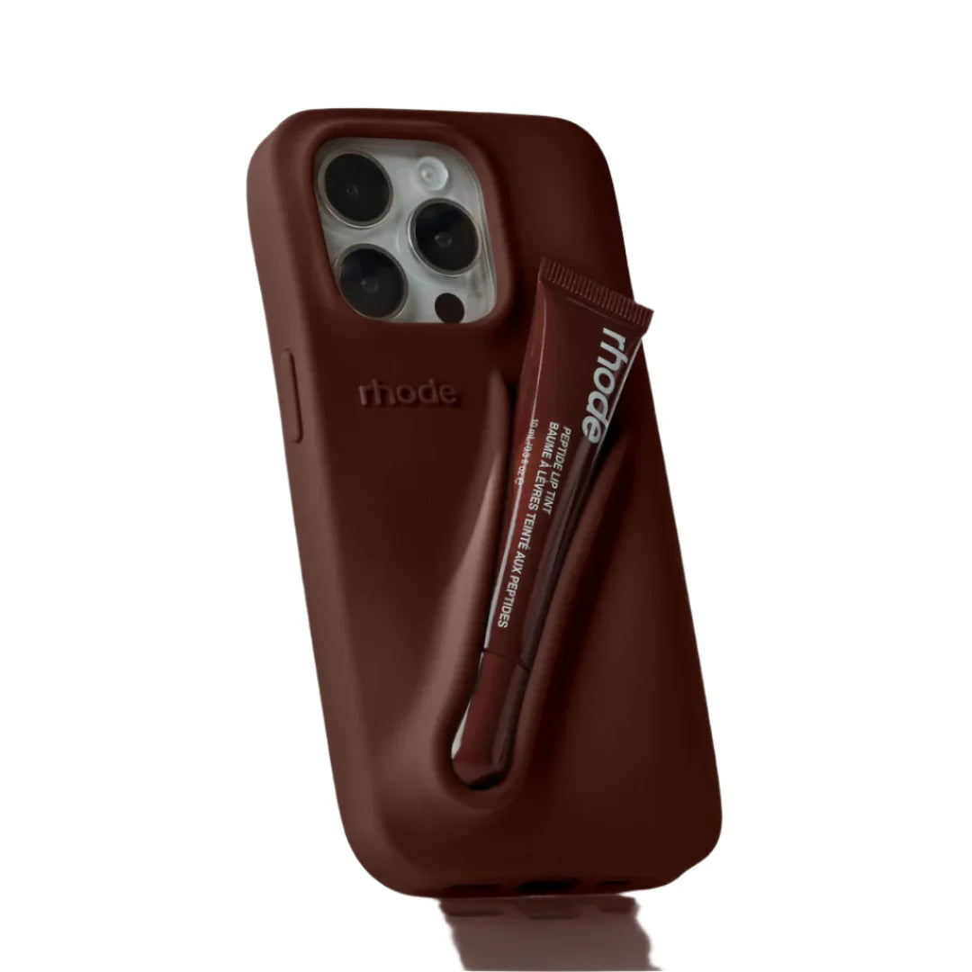 Husa iPhone 13 Rhode,culoare Espresso + Luciu inclus