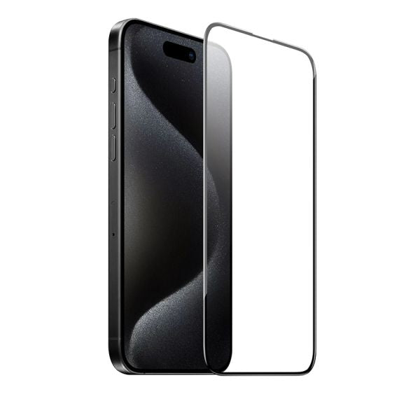 Folie Hoco iPhone 16 , Full Glue 6D, Guardian - Clear | Black