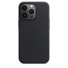 Husa compatibila cu iPhone 13 Pro Max cu MagSafe, Piele - Culoare Midnight