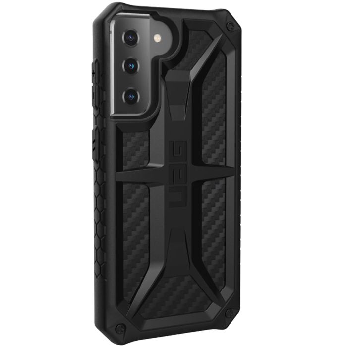 Husa Samsung Galaxy S21/S21 5G UAG Monarch Series Carbon - mag-genius-accesorii