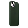 Husa de protectie Apple cu MagSafe pentru iPhone 13, Piele - Culoare Sequoia Green - mag-genius-accesorii