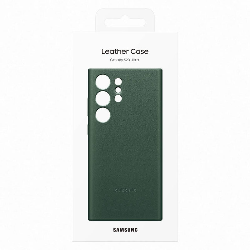 Husa Samsung Galaxy S23 Ultra, Piele Verde